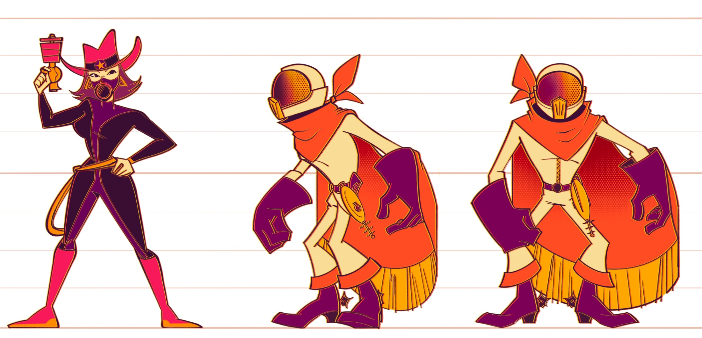 Cowboys Character Art